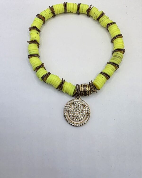 Neon Smiley Bracelet