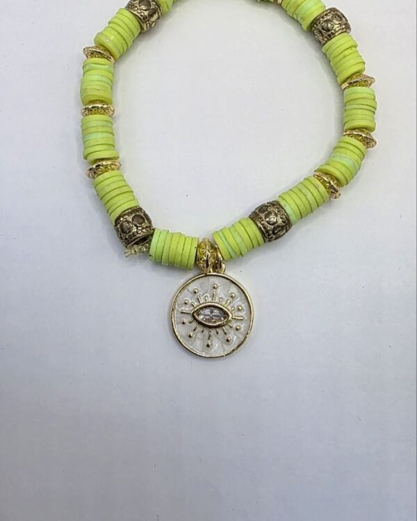 Lime Pendant Bracelet
