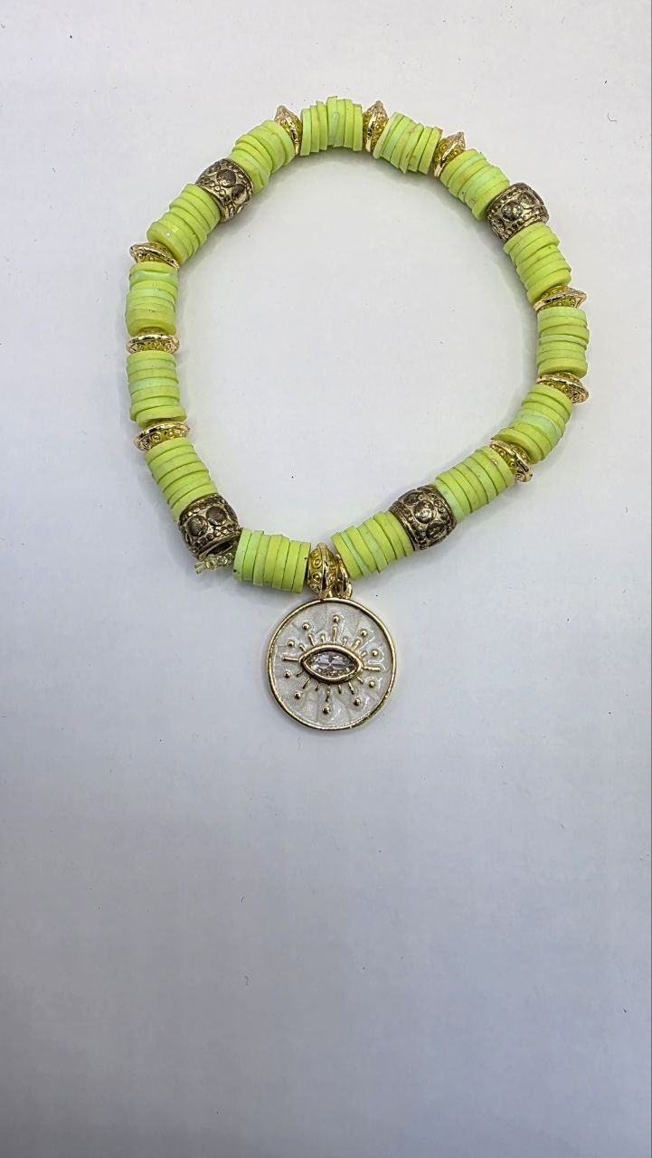 Lime Pendant Bracelet