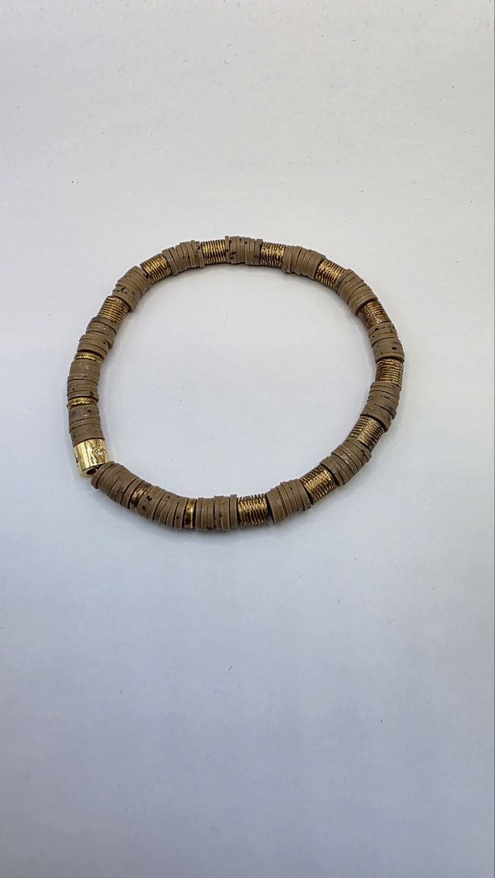 Ceramic Gold Bracelet