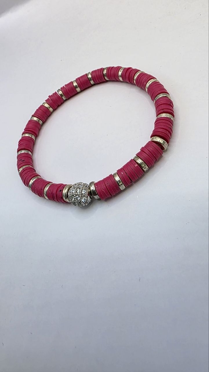 Magenta Crystal Bracelet