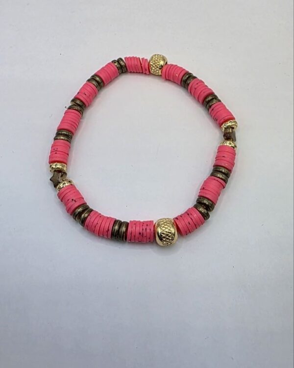 Pink Speckled Bracelet