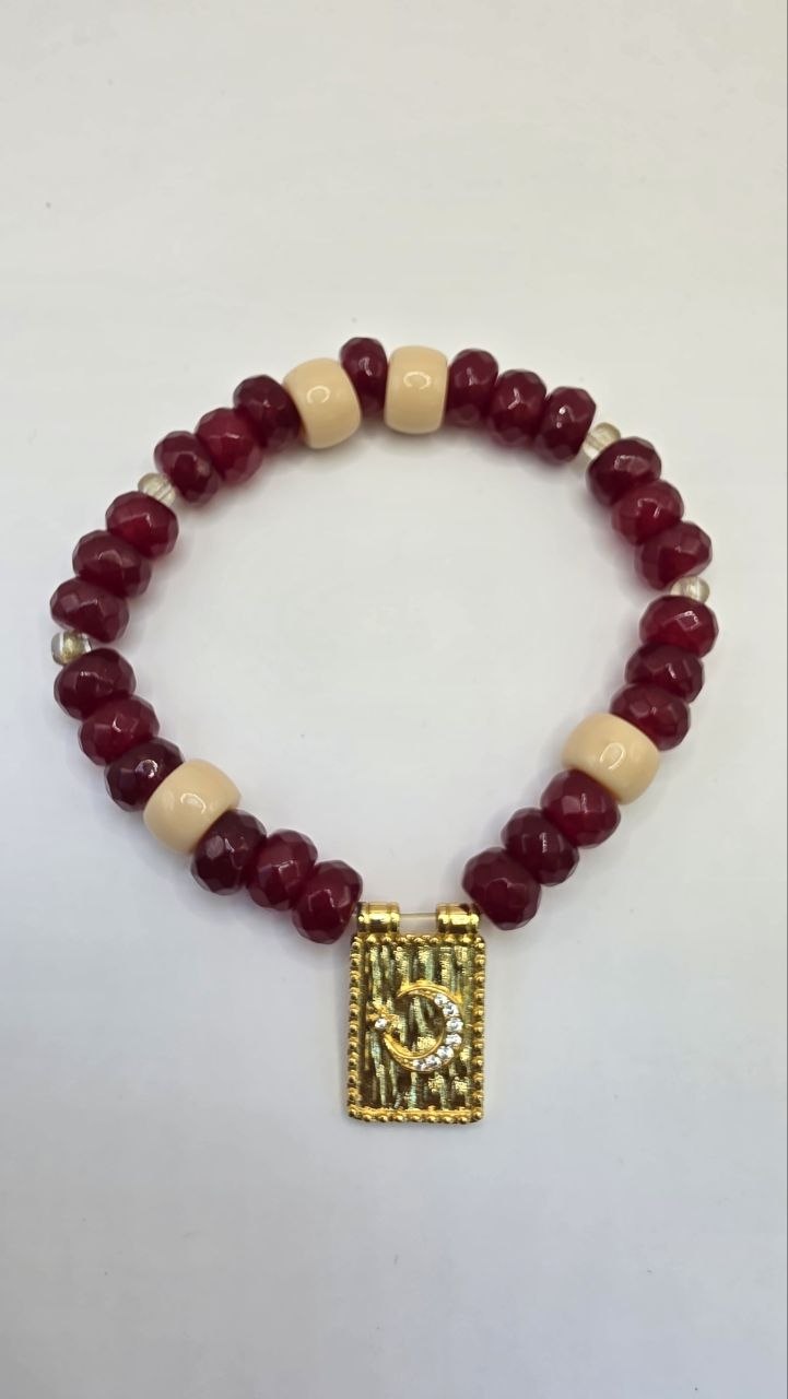 Crescent Moon Stretch Bracelet