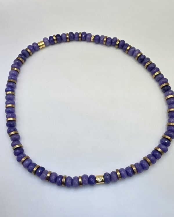 Purple Bead Necklace