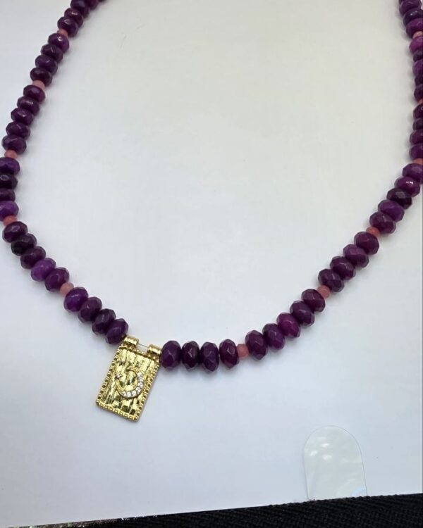 Crescent Bead Necklace