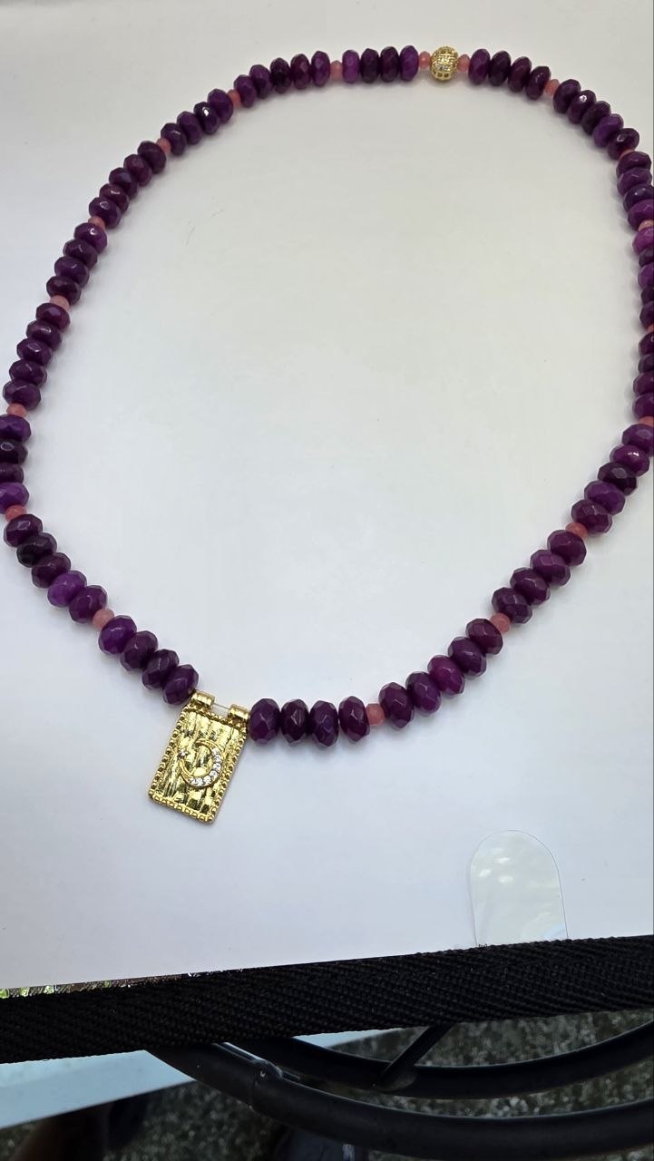 Crescent Bead Necklace