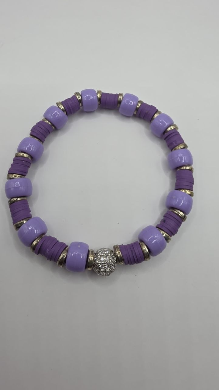 Lilac Stretch Bracelet