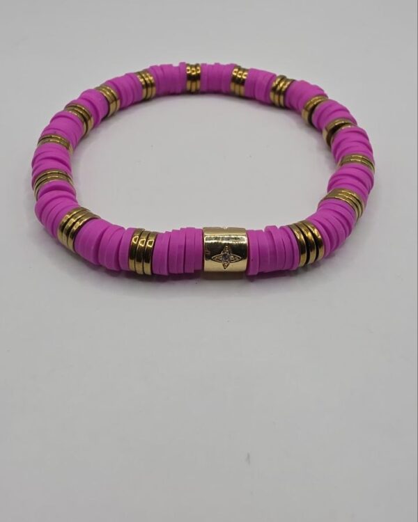 Magenta Silicone Bracelet