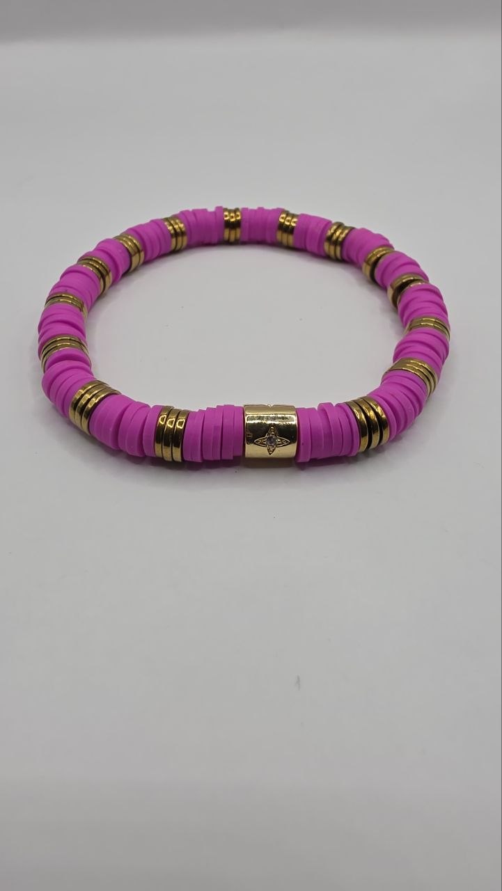 Magenta Silicone Bracelet