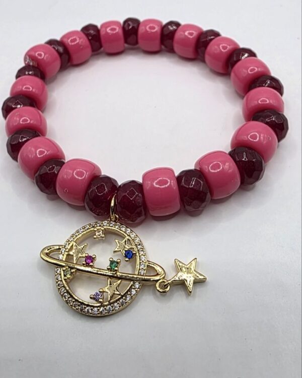 Pink Planet Bracelet