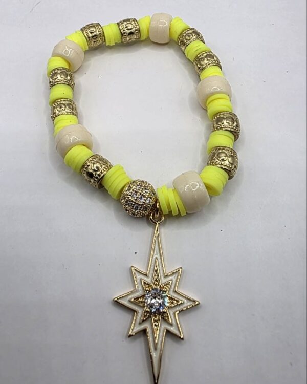 Neon Star Stretch Bracelet