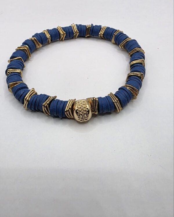 Blue Disc Bangle