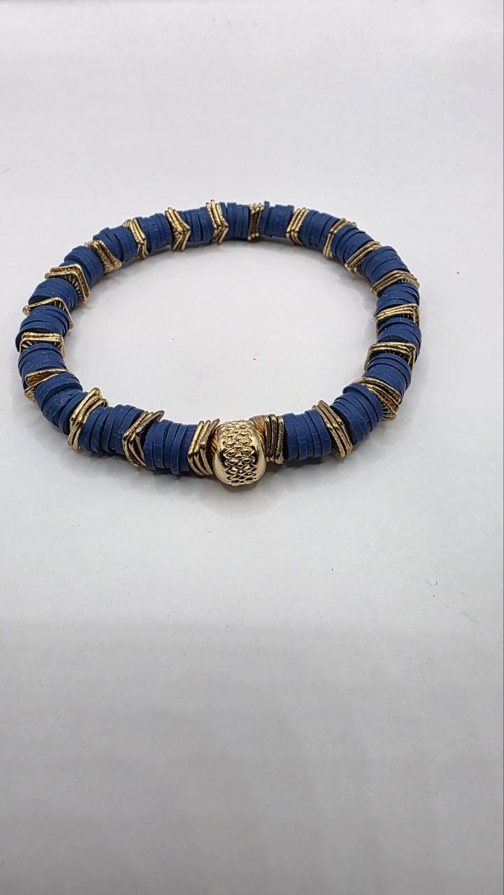 Blue Disc Bangle