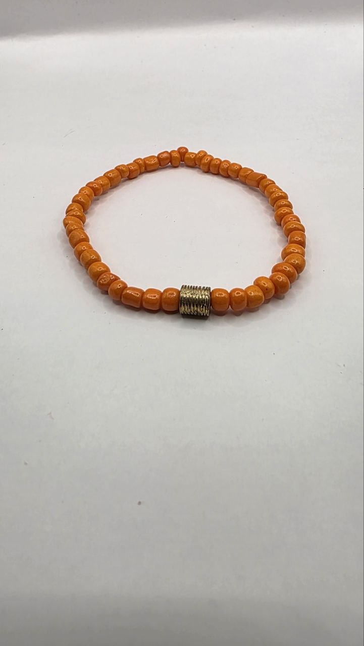 Orange Gold Bracelet